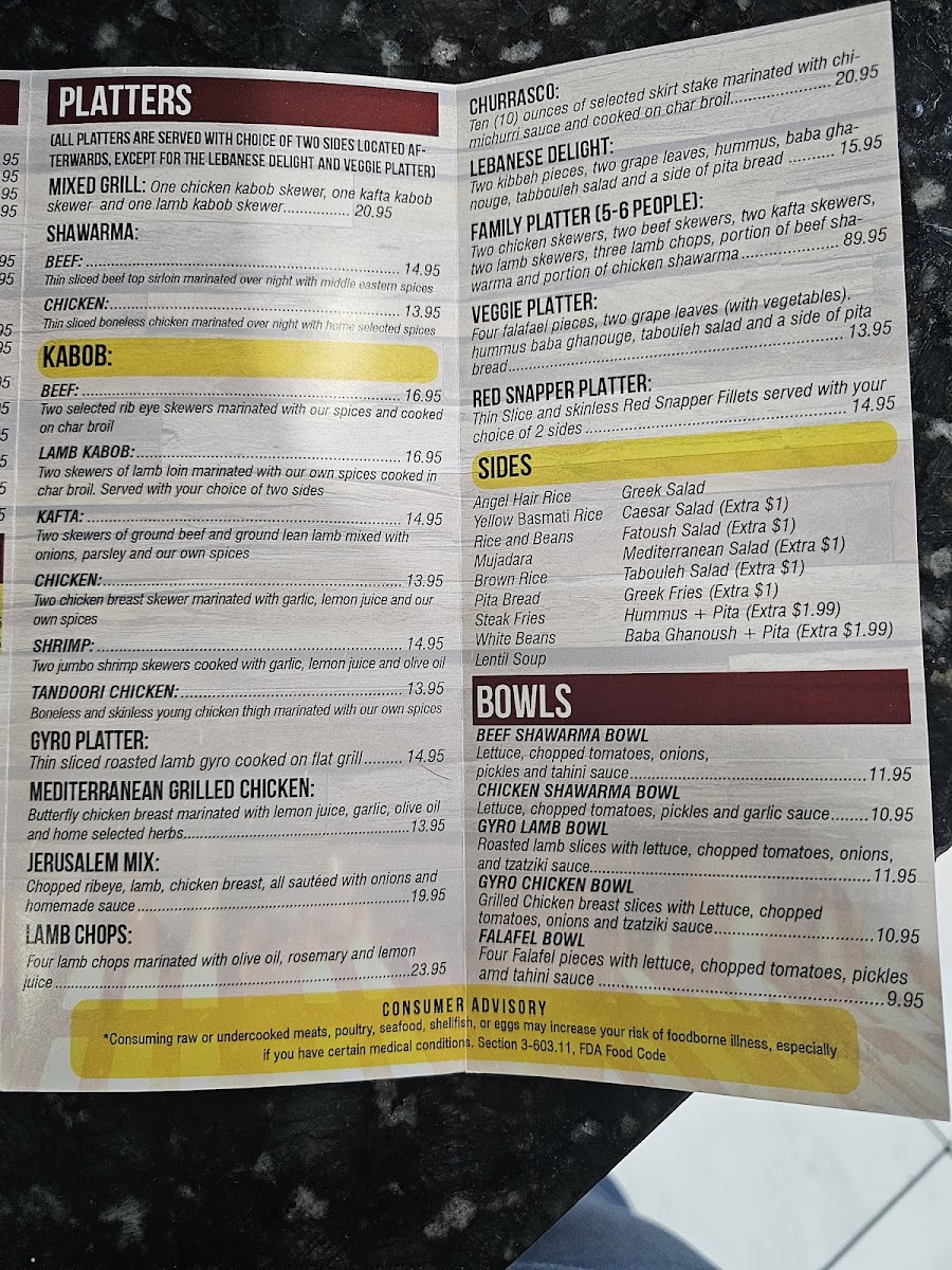 Pita Shop Menu - Image 3